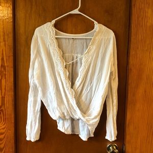 Hollister Long Sleeve Blouse